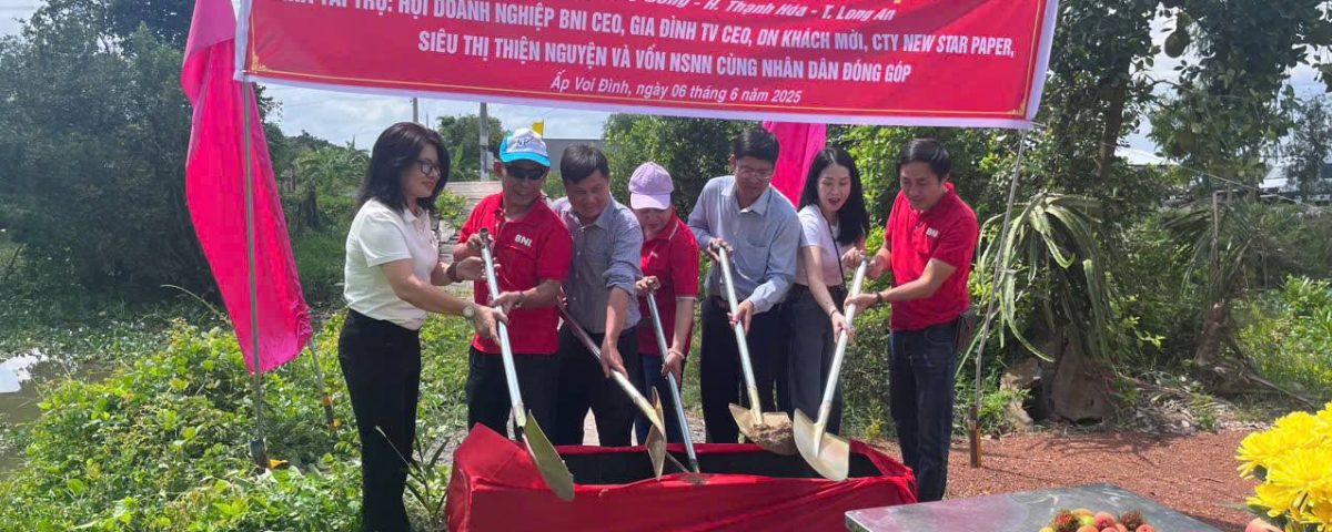 Ziehl đồng hành cùng bà con ấp Voi Đình xây dựng cầu thiện nguyện 17